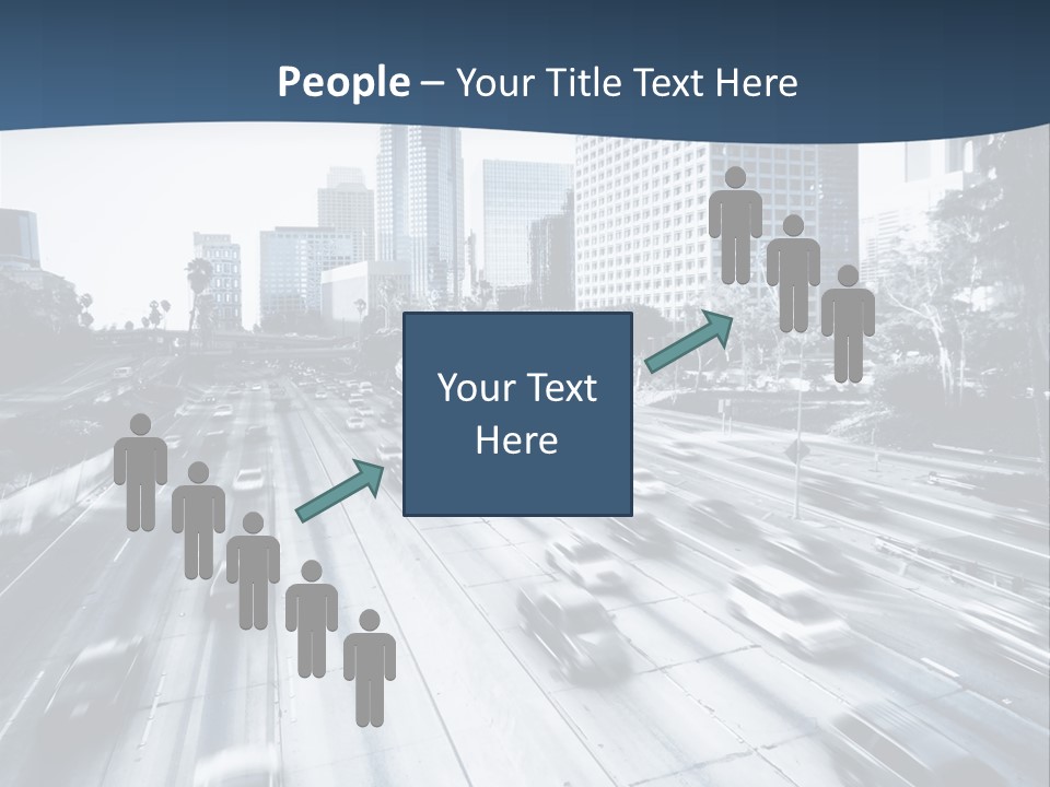 Sky Fast Bridge PowerPoint Template