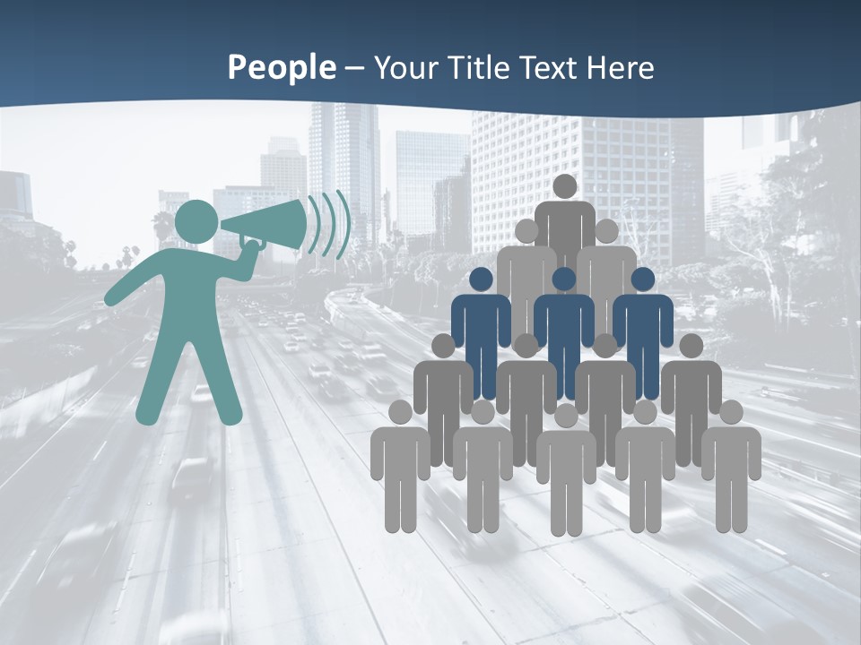 Sky Fast Bridge PowerPoint Template