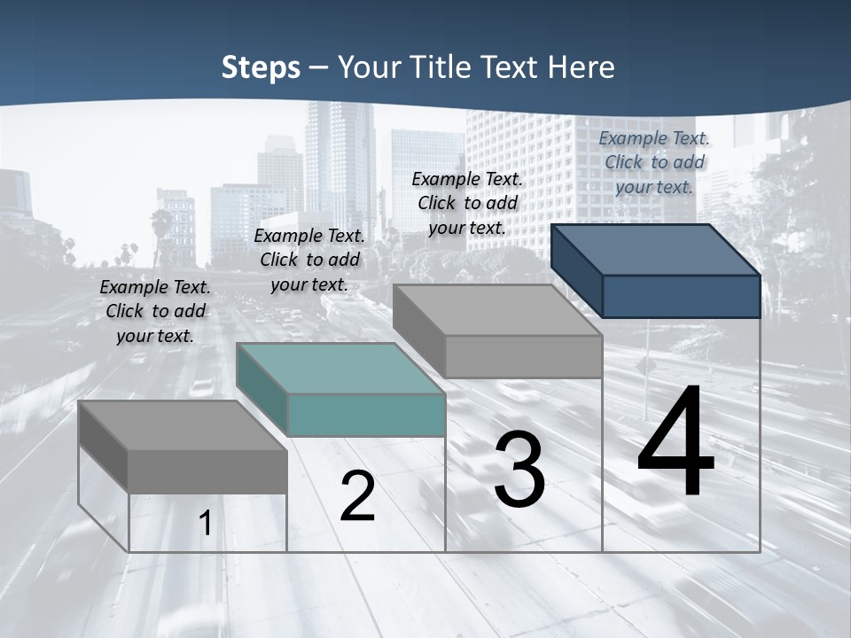 Sky Fast Bridge PowerPoint Template