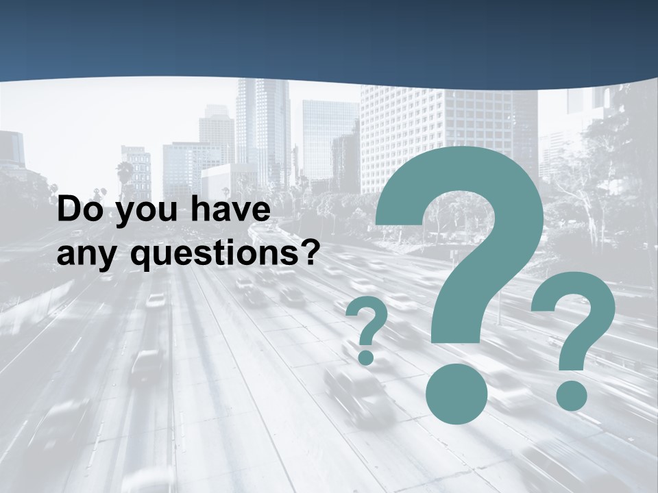 Sky Fast Bridge PowerPoint Template