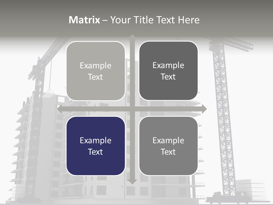 Architect Flat Engineering PowerPoint Template