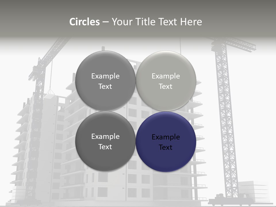 Architect Flat Engineering PowerPoint Template