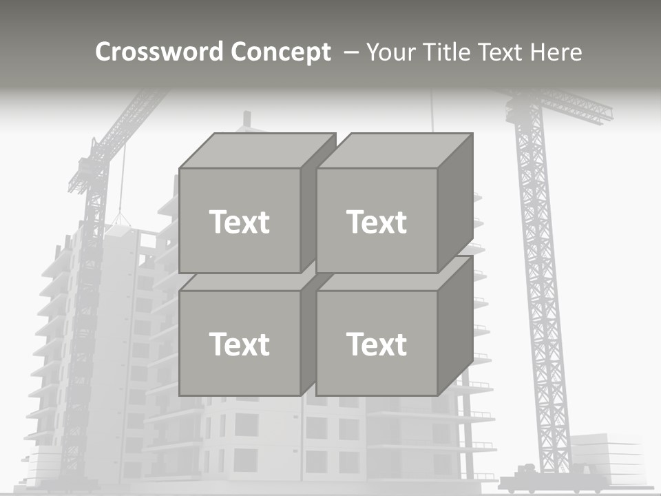 Architect Flat Engineering PowerPoint Template