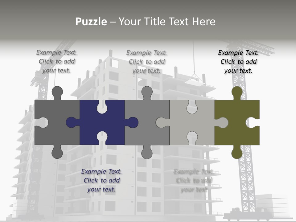 Architect Flat Engineering PowerPoint Template