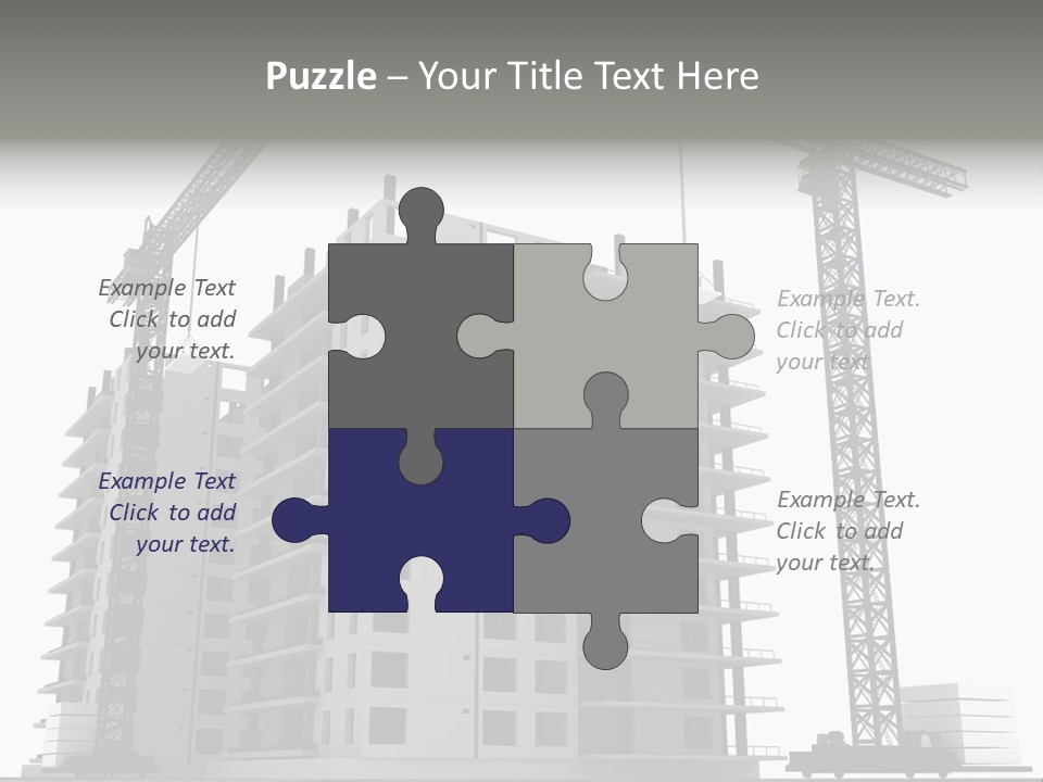 Architect Flat Engineering PowerPoint Template