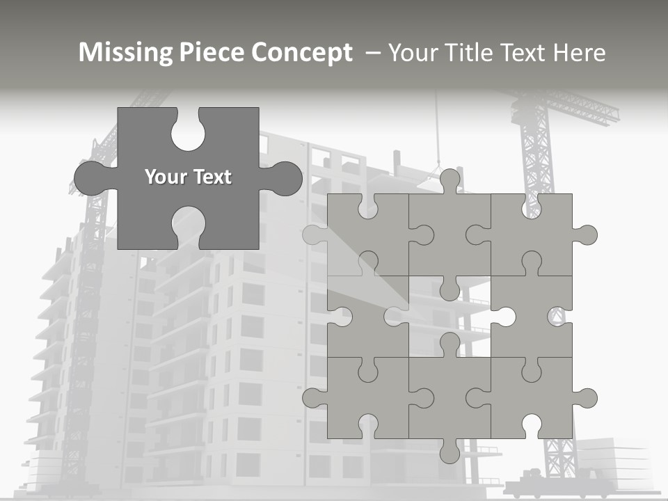 Architect Flat Engineering PowerPoint Template