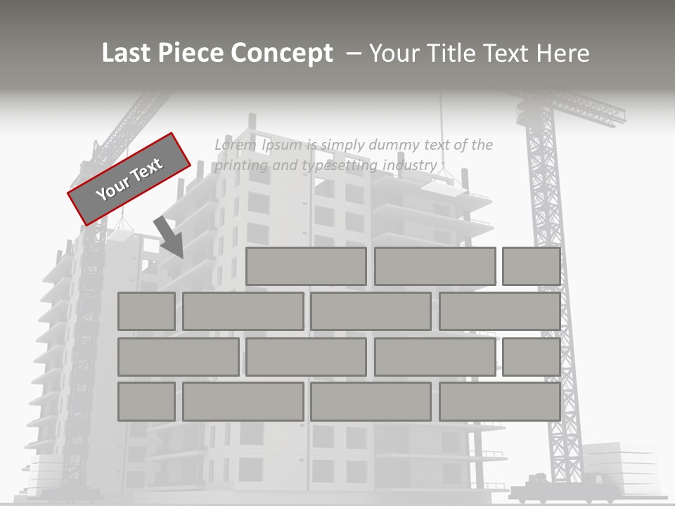 Architect Flat Engineering PowerPoint Template