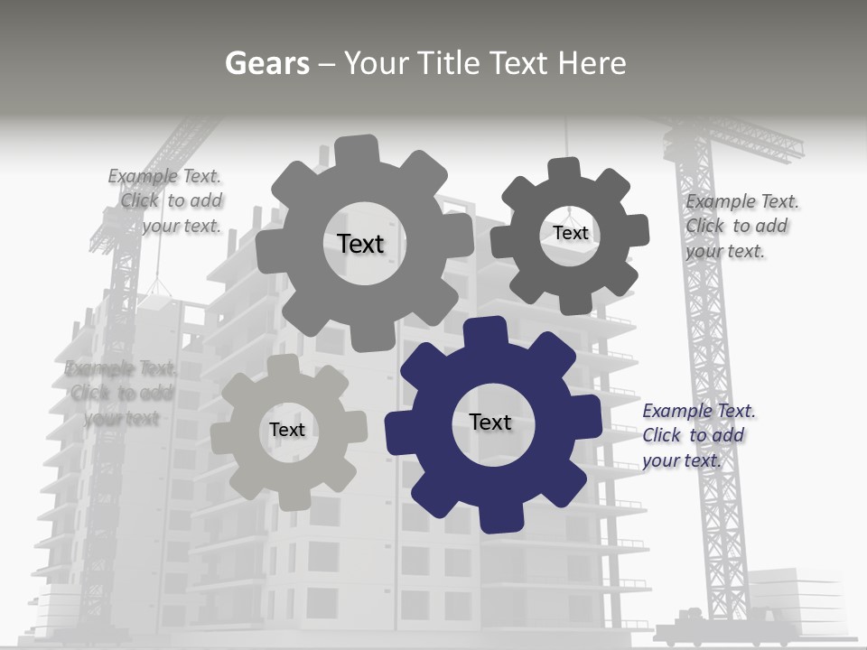 Architect Flat Engineering PowerPoint Template
