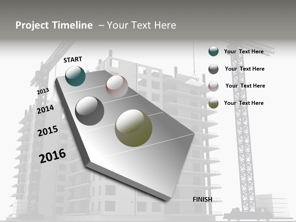 Architect Flat Engineering PowerPoint Template