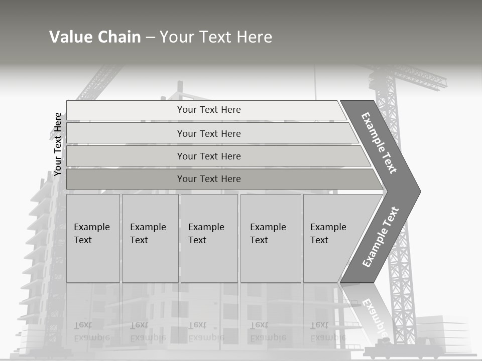 Architect Flat Engineering PowerPoint Template