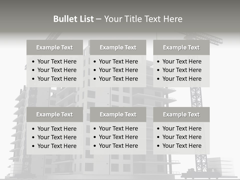 Architect Flat Engineering PowerPoint Template