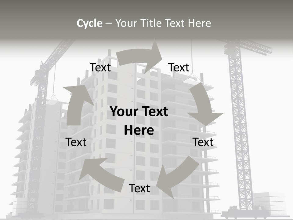 Architect Flat Engineering PowerPoint Template