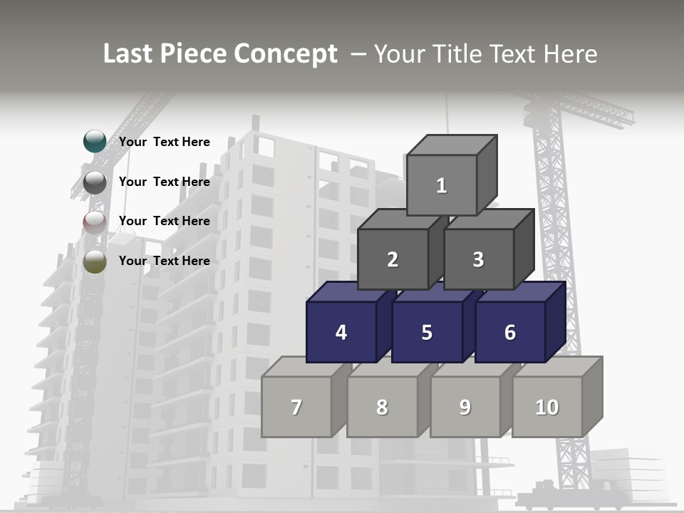 Architect Flat Engineering PowerPoint Template