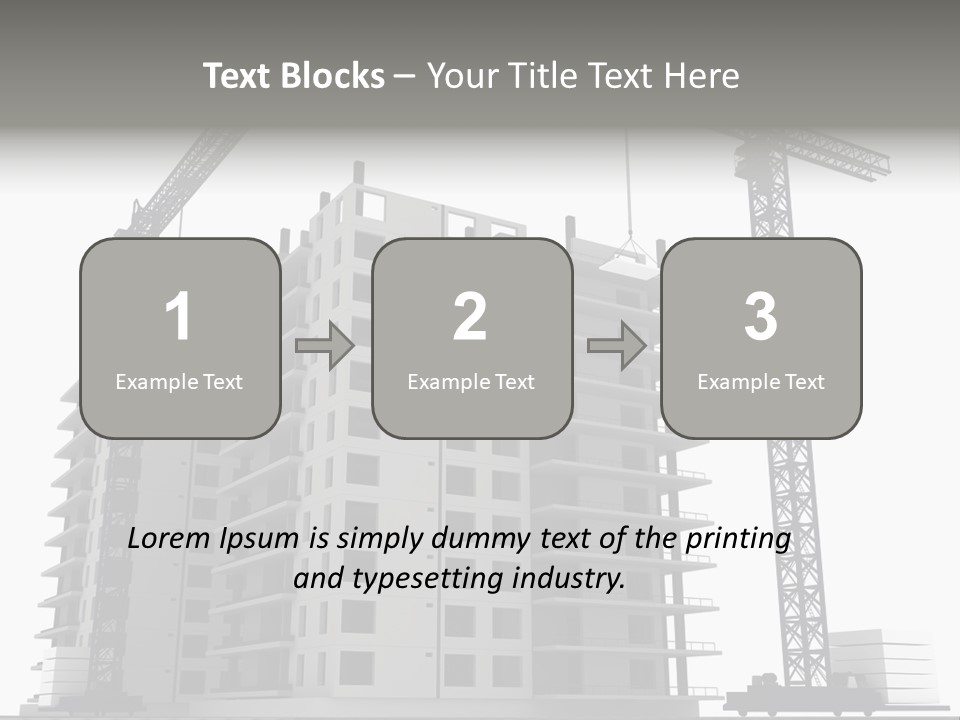 Architect Flat Engineering PowerPoint Template