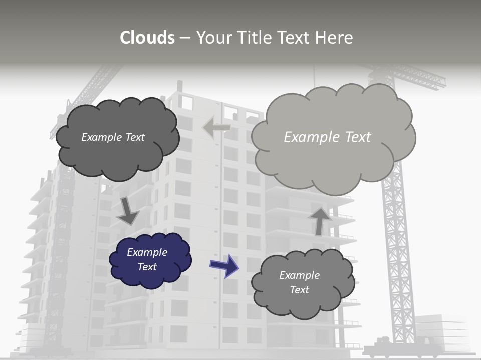 Architect Flat Engineering PowerPoint Template