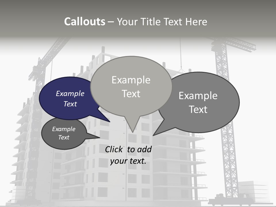 Architect Flat Engineering PowerPoint Template