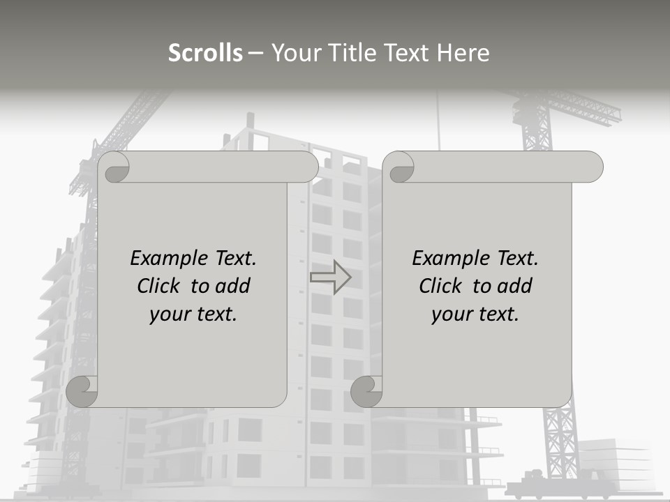 Architect Flat Engineering PowerPoint Template