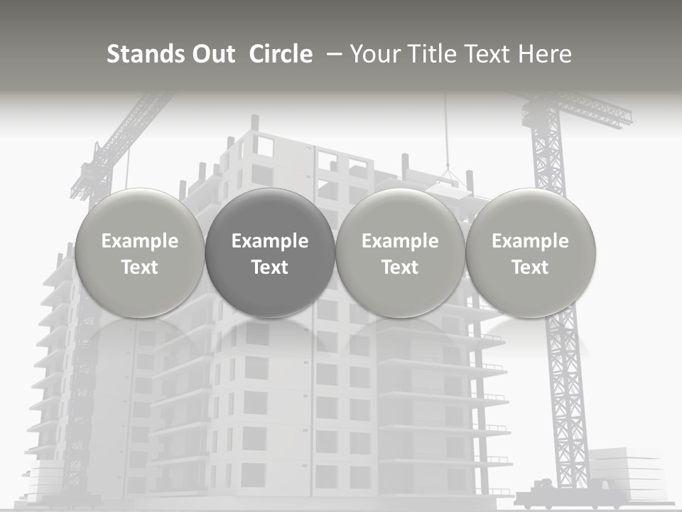 Architect Flat Engineering PowerPoint Template