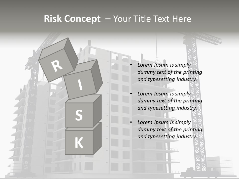 Architect Flat Engineering PowerPoint Template