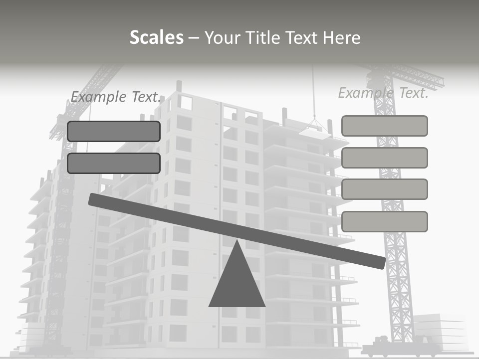 Architect Flat Engineering PowerPoint Template