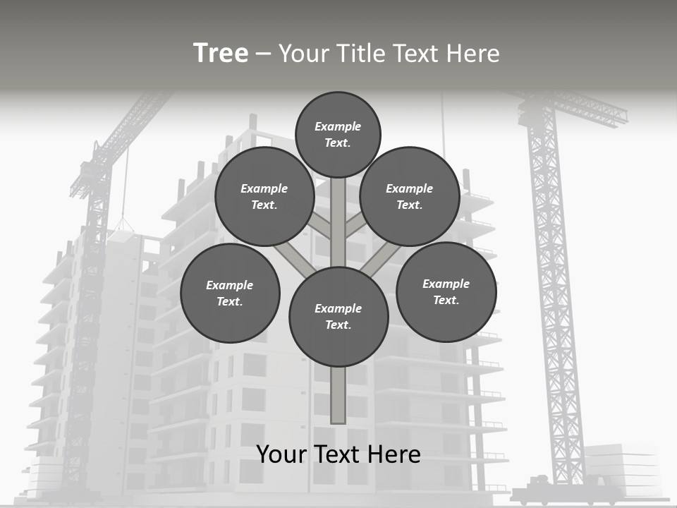 Architect Flat Engineering PowerPoint Template