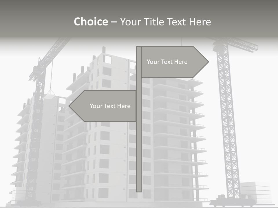 Architect Flat Engineering PowerPoint Template