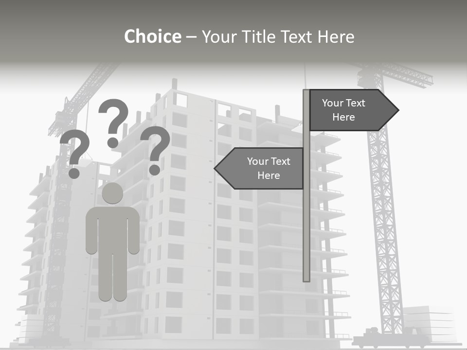 Architect Flat Engineering PowerPoint Template