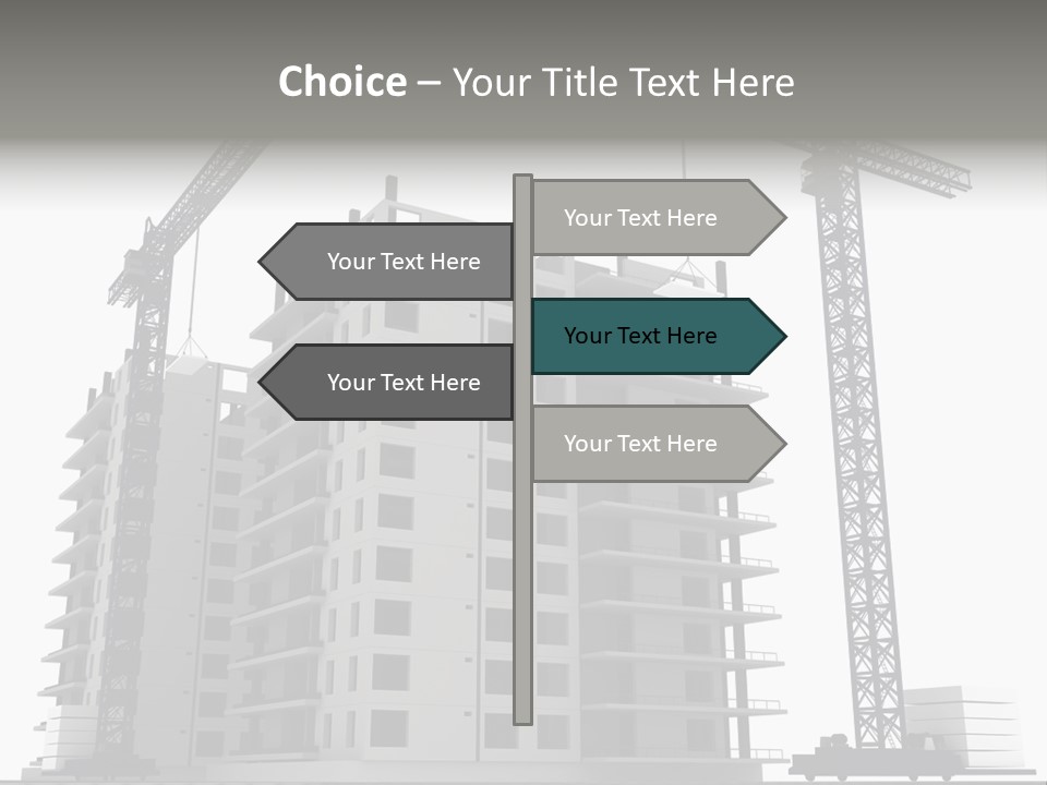Architect Flat Engineering PowerPoint Template