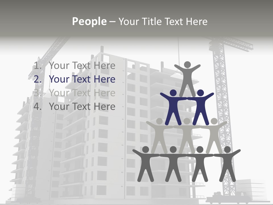 Architect Flat Engineering PowerPoint Template