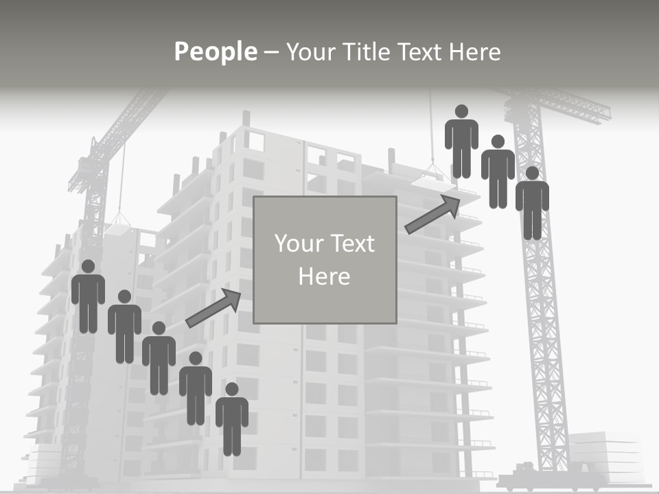 Architect Flat Engineering PowerPoint Template