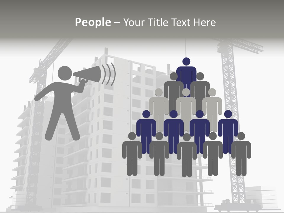 Architect Flat Engineering PowerPoint Template