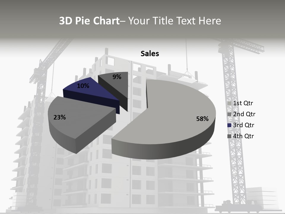 Architect Flat Engineering PowerPoint Template
