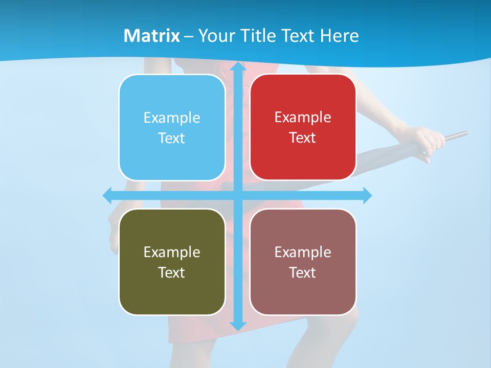 Beautiful Umbrella Pretty PowerPoint Template