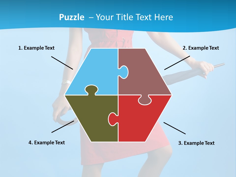 Beautiful Umbrella Pretty PowerPoint Template