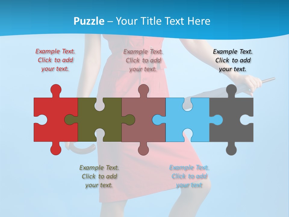 Beautiful Umbrella Pretty PowerPoint Template