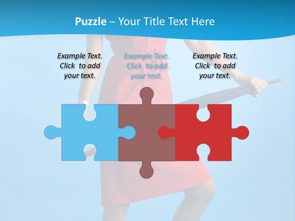 Beautiful Umbrella Pretty PowerPoint Template