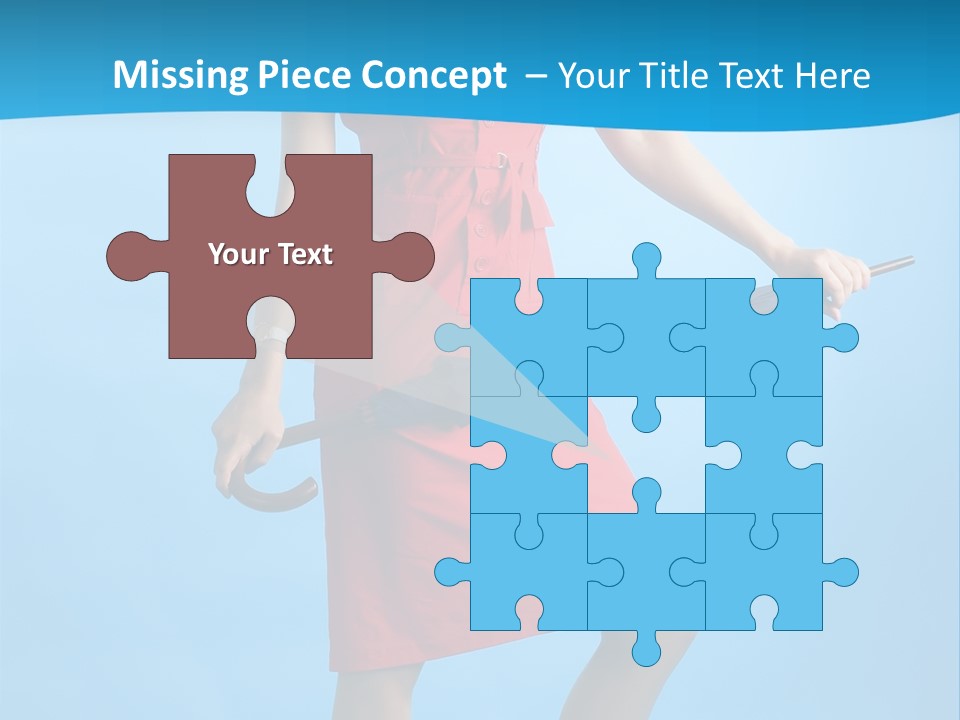 Beautiful Umbrella Pretty PowerPoint Template