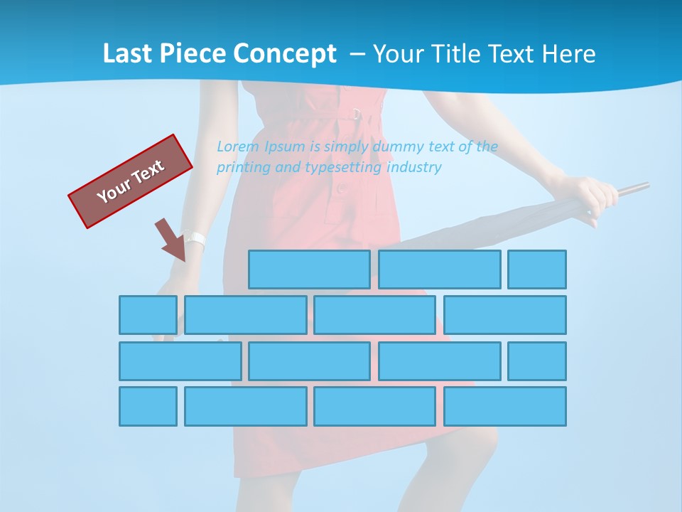 Beautiful Umbrella Pretty PowerPoint Template