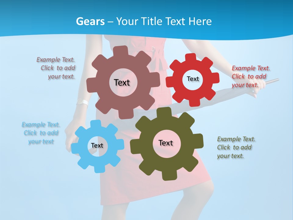 Beautiful Umbrella Pretty PowerPoint Template