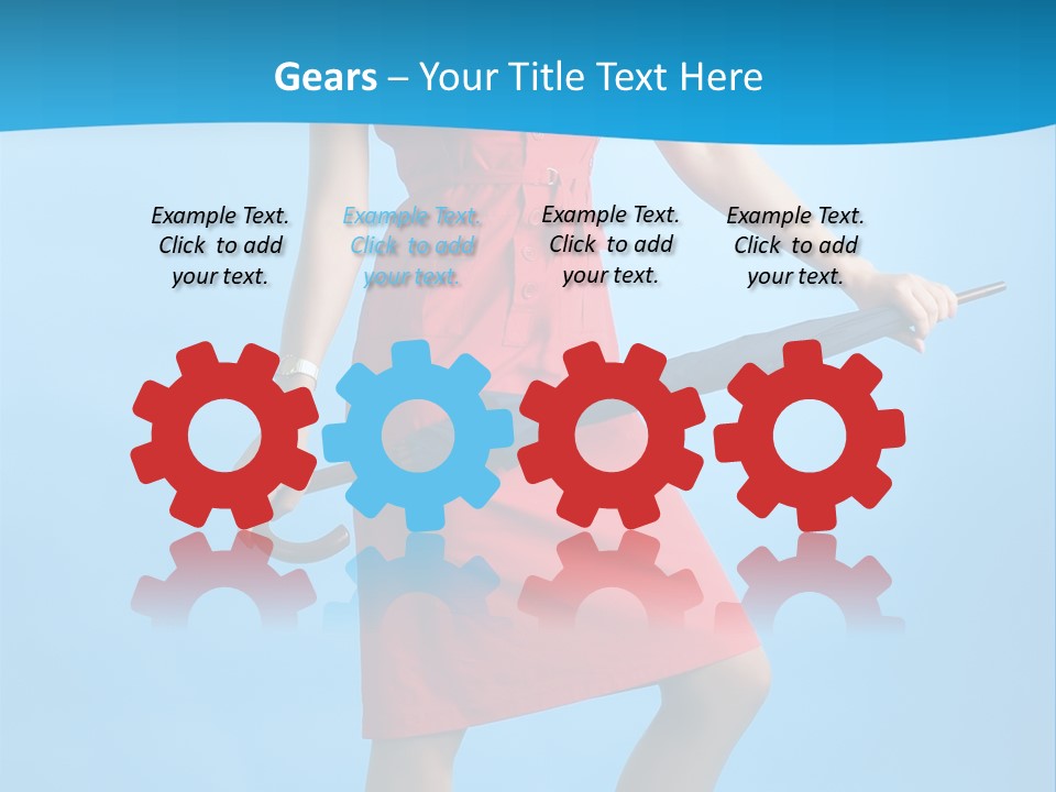 Beautiful Umbrella Pretty PowerPoint Template