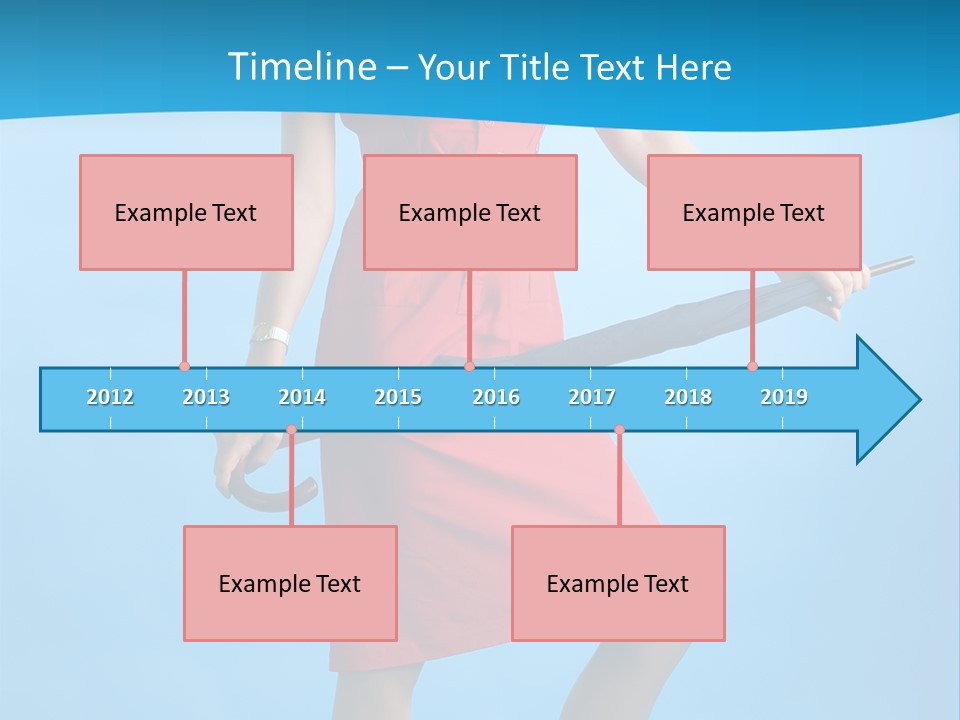 Beautiful Umbrella Pretty PowerPoint Template