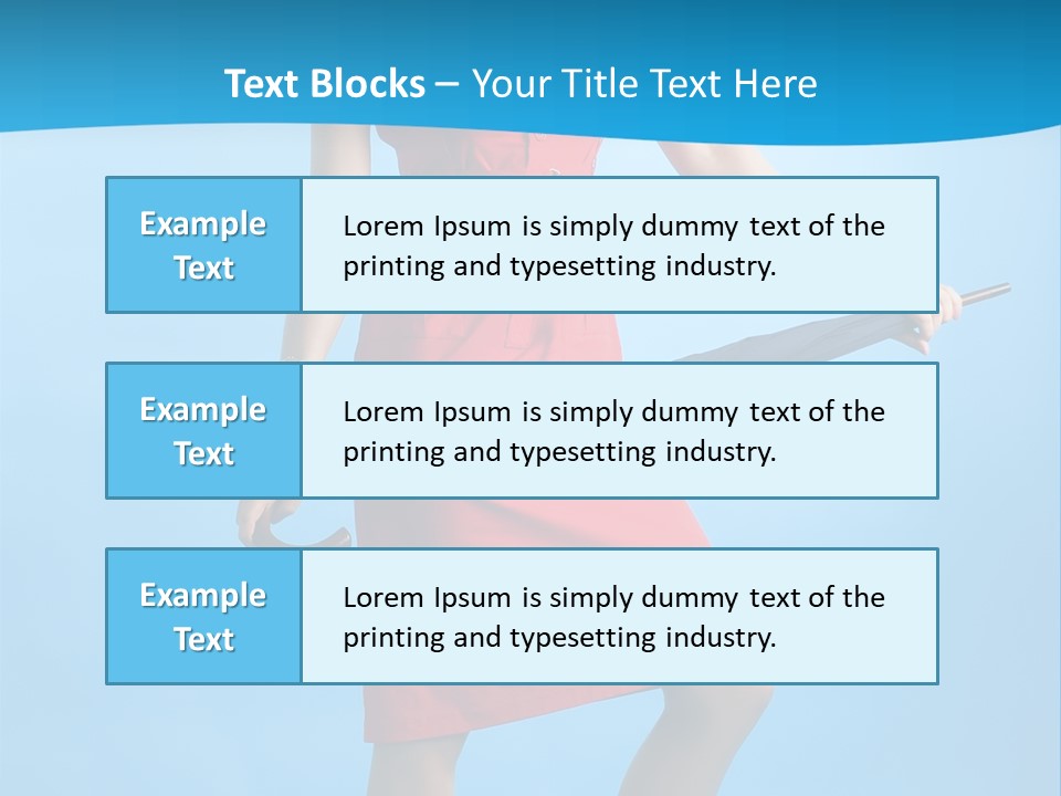 Beautiful Umbrella Pretty PowerPoint Template