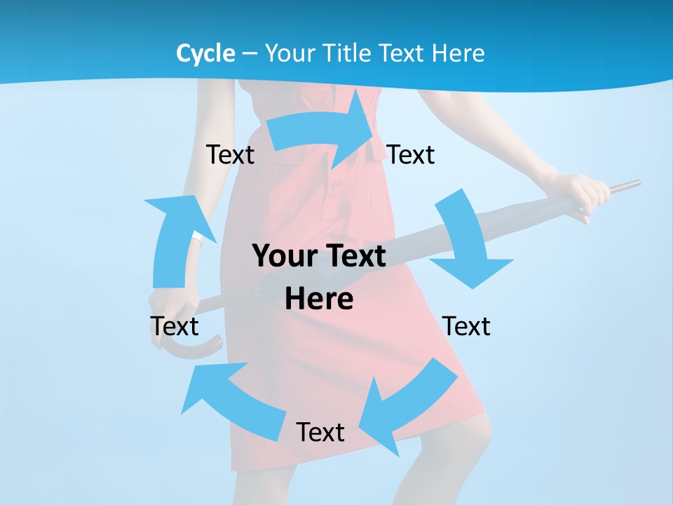 Beautiful Umbrella Pretty PowerPoint Template