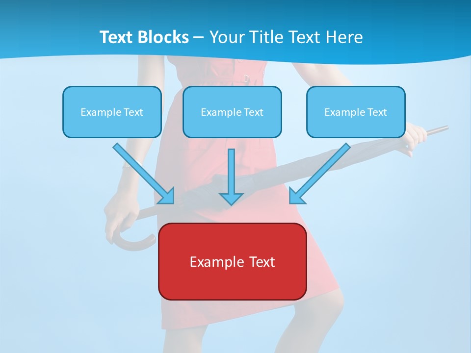 Beautiful Umbrella Pretty PowerPoint Template
