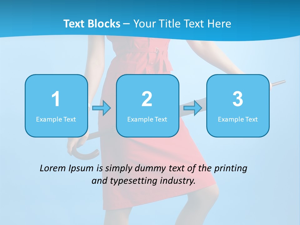 Beautiful Umbrella Pretty PowerPoint Template