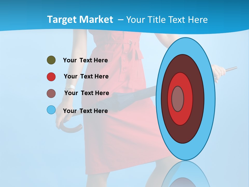 Beautiful Umbrella Pretty PowerPoint Template