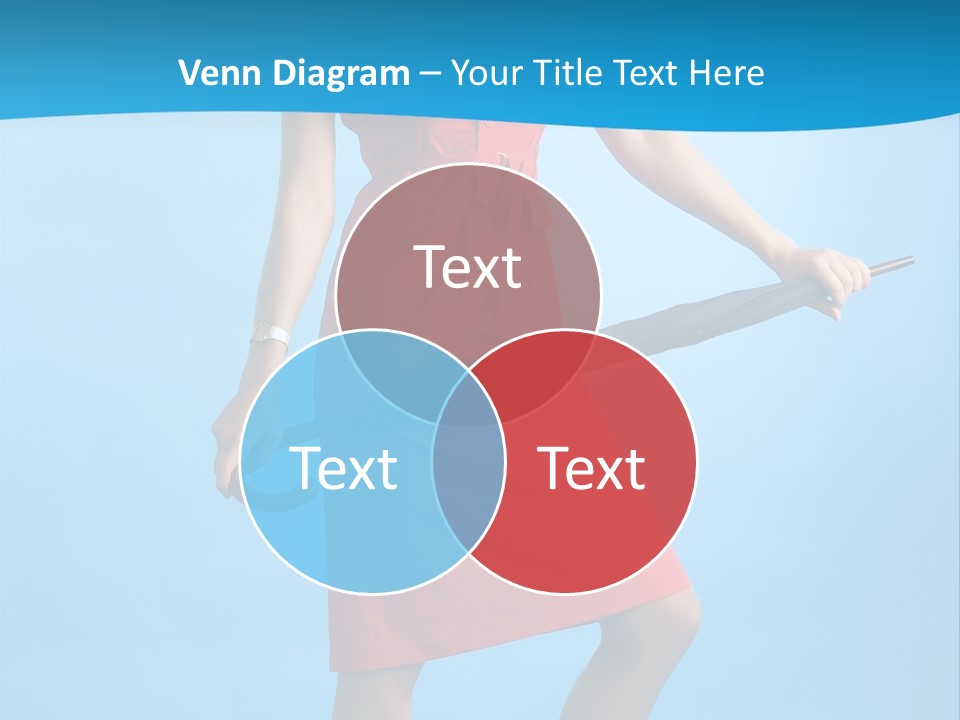 Beautiful Umbrella Pretty PowerPoint Template