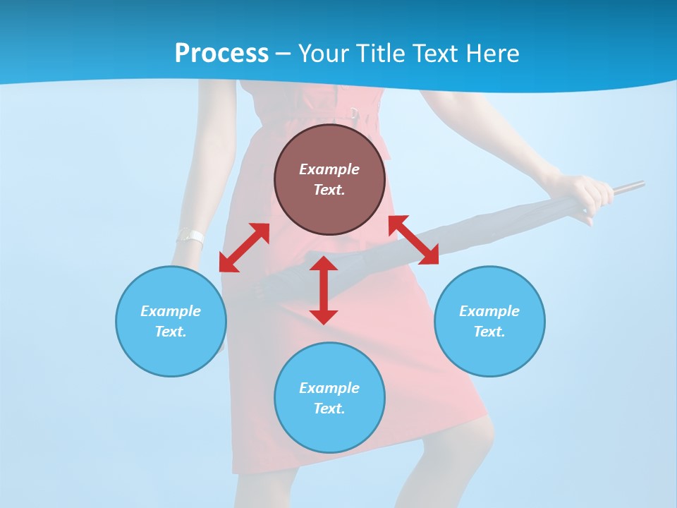 Beautiful Umbrella Pretty PowerPoint Template