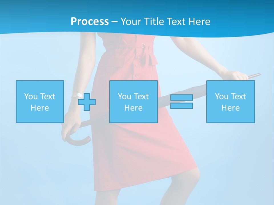 Beautiful Umbrella Pretty PowerPoint Template