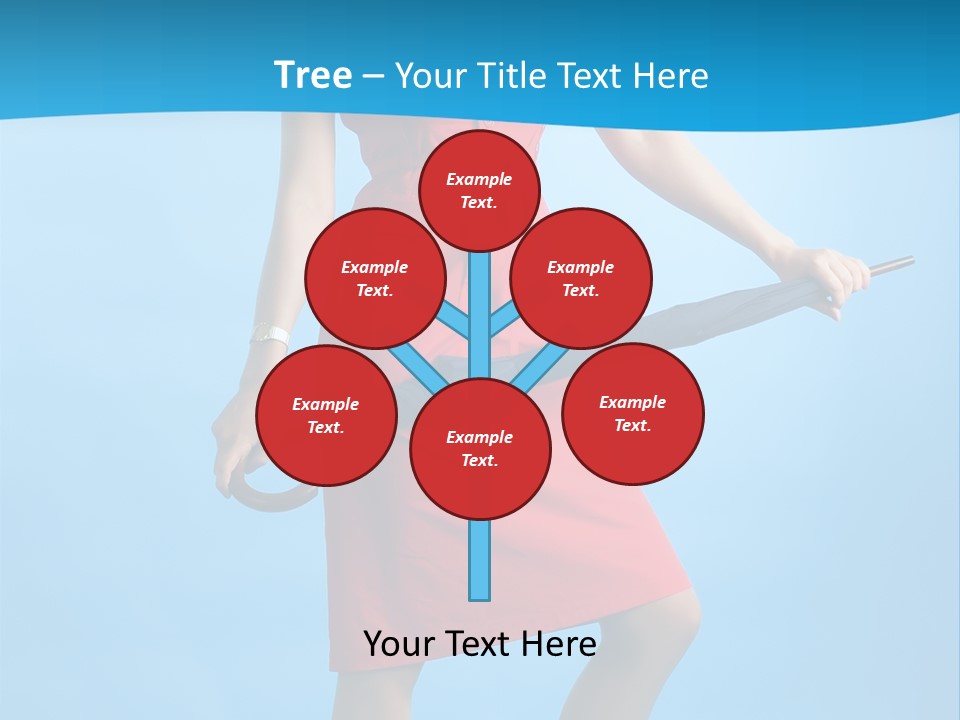 Beautiful Umbrella Pretty PowerPoint Template